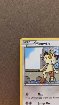 Meowth Black Star Promo BW35 non-holo LP - ungraded Pokemon Card - Image 3
