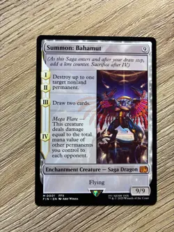 Summon: Bahamut Final Fantasy Regular Card MTG 0001 - Image 1