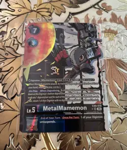 Digimon Card Game MetalMamemon Alternate Art EX9-018 SR Versus Monsters - Image 1
