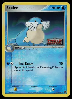 Pokemon Card - Sealeo Power Keepers 37/108 Uncommon Reverse Holo Stamped - Image 1