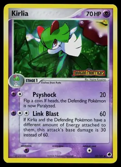 Pokemon Card - Kirlia Dragon Frontiers 32/101 Uncommon Reverse Holo STAMPED - Image 1