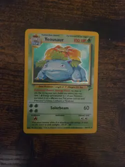 Pokemon TCG Venasaur Holo Card 18/130 Base Set 2 - Image 1