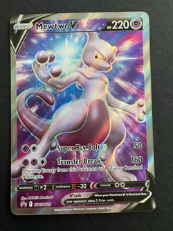 Mewtwo V SWSH229 SWSH: Sword & Shield Promo Pokemon Card Holo NM - Image 1