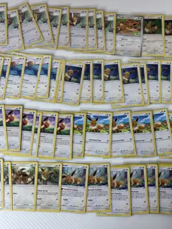 Eevee Pokemon Card Lot (69) Sword And Shield, Sun & Moon & More - Image 3