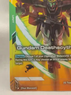 Gundam TCG Gundam Deathscythe Hell Store Tournament Winner Card - Image 4