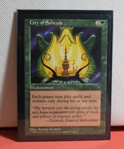 MTG CITY OF SOLITUDE LP Visions Enchantment 1996 - Image 1