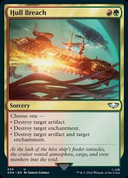 Hull Breach - Surge Foil NM, English MTG Commander: Universes Beyond: Warhammer - Image 1