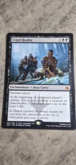 Cruel Reality Amonkhet Regular Enchantment Mythic MTG NM - Image 1