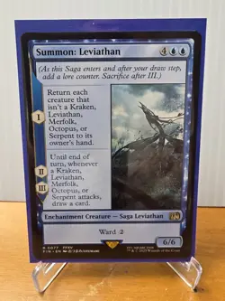 MTG Magic The Gathering Summon Leviathan #77 Final Fantasy - Image 1