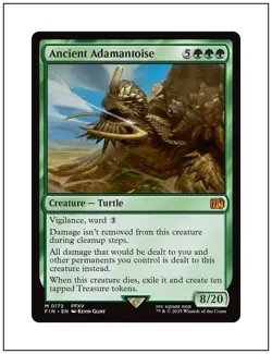 1x Ancient Adamantoise, Magic the Gathering MTG NM - Image 1