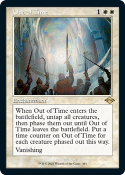x1 Out of Time - Foil Etched - Retro Frame R MTG Modern Horizons 2 M/NM, English - Image 1