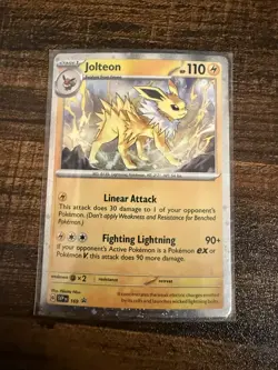 Jolteon SVP Promo (Cosmos Holo) 169 Pokemon Card- Near Mint- Black Star Promos - Image 1