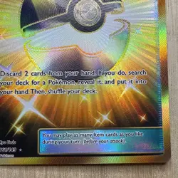 ULTRA BALL - Secret Rare Holo SM Base Set - #161/149 Trainer Card - Pokemon TCG - Image 4