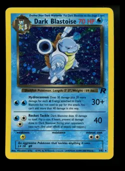 #3 Dark Blastoise 3/82 Team Rocket 2000 Holo Rare WOTC Pokemon Card TCG - Image 1