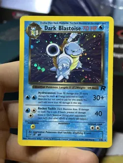 #3 Dark Blastoise 3/82 Team Rocket 2000 Holo Rare WOTC Pokemon Card TCG - Image 3