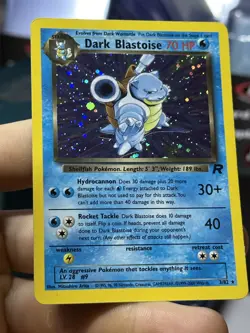 #3 Dark Blastoise 3/82 Team Rocket 2000 Holo Rare WOTC Pokemon Card TCG - Image 5