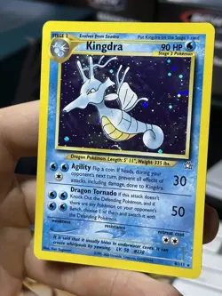 Kingdra 8/111 Neo Genesis 2000 Holo Rare WOTC Pokemon Card TCG - Image 4