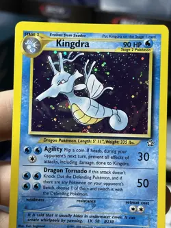 Kingdra 8/111 Neo Genesis 2000 Holo Rare WOTC Pokemon Card TCG - Image 5