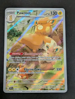 Pawmot - 209/198 - Pokemon Scarlet Violet Base Illustration Rare - TCG Card - NM - Image 1