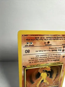 Pokemon TCG Moltres Holo Rare Card Unlimited Fossil 12/62 - Image 4