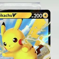 Pikachu V 086/264 Fusion Strike Ultra Rare Pokemon Card Full Art NM - Image 3