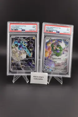 2025 POKEMON SVP BLACK BOLT ETB PROMO 209 THUNDURUS + 210 TORNADUS SET PSA 9 - Image 1