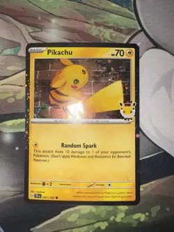 Pokemon Tcg Pikachu 051/162 Pokemon Day 2026 Promo Stamped Nm - Image 2