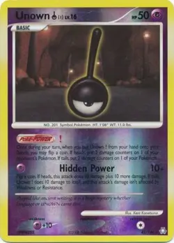 Unown ! - 42/146 - Rare - Reverse Holo DMG, English Pokemon Legends Awakened - Image 1