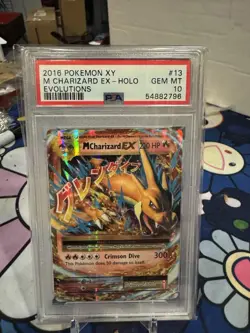 Charizard EX PSA 10 Gem Mint 2016 Pokemon XY Evolutions 13/108 - Image 1