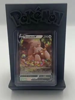 Pokemon Greedent V 120/159 Crown Zenith Ultra Rare NM - Image 1