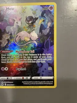 Mew GG10/GG70 Full Art Holo Pokemon TCG Crown Zenith: Galarian Gallery - Image 3