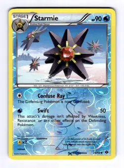 Starmie Next Destinies #24 (2012) Uncommon Reverse Holo NM Pokemon - Image 1