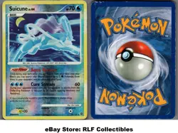 2007 Pokemon, D&P Secret Wonders, #19/132 Suicune Lv. 44, Reverse Holo Rare - Image 1