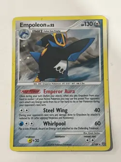 Empoleon 2/100 Holo Rare - Pokemon Stormfront- Vintage Pokemon Singles- MP - Image 1