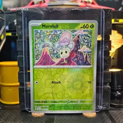 Morelull Surging Sparks Reverse Holo Pokemon TCG 008/191 Scarlet & Violet Common - Image 1