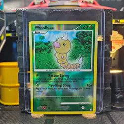 Weedle Rising Rivals Reverse Holo Pokemon TCG 86/111 Platinum Common - Image 1