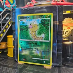 Weedle Rising Rivals Reverse Holo Pokemon TCG 86/111 Platinum Common - Image 2