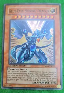 (2) Blue-Eyes Shining Dragon MOV-EN001 Yu-Gi-Oh! - Image 2