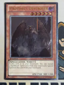 Prophecy Destroyer REDU-EN081 Ultimate Rare 1st Edition YuGiOh! NM - Image 3