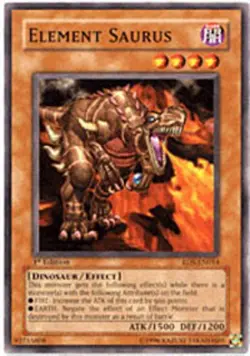 Element Saurus - RDS-EN014 - Common - Unlimited Edition - Heavily Played - Image 1