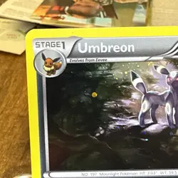 Pokemon TCG Umbreon XY96 Cosmos Holo Black Star Promo Card EX/NM Condition - Image 4
