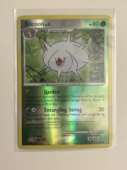Silcoon 63/130 Reverse Holo Uncommon Pokemon Card Diamond and Pearl - Image 1