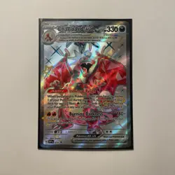 Pokemon TCG Charizard EX Scarlet & Violet Holo Promo Card 074 - Image 1