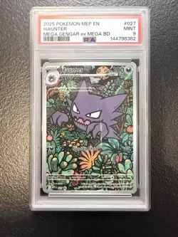 Pokemon Black Star Promo #027 Haunter Mega Gengar ex Battle Deck PSA 9 Card MINT - Image 2