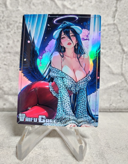 Albedo Trading Card Waifu Goddess Story Anime Girl holo Karte Manga Art Full Art - Image 1