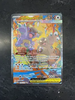 Pokemon TCG Mega Kangaskhan EX 182/132 Sir Secret Rare Card English Edition - Image 1