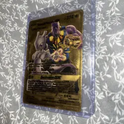 Gold Thanos and Mewtwo GX Tag Team Pokemon card 54/100 - Image 1