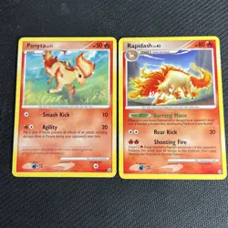 Ponyta 71/100 Rapidash 22/100 Stormfront Pokemon Card English Non-Holo 2 - Image 1