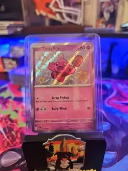 Pokemon TCG Tinkatink S&V Paldean Fates 165/091 Shiny Holo Rare Card NM - Image 5