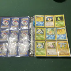 329 card Vintage Pokemon Binder collection. No creases, recent find *READ* - Image 4